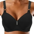 thumbnail image 2 of Wireless Lightly Lined Comfort Bra Full Coverage Plus Size Underwire Bras Underoutfit Comfort Shaping Bra Light Wireless T-Shirt Bra, 2 of 4