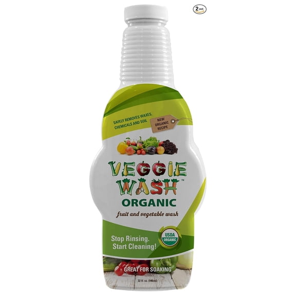 Fruit & Vegetable Wash, 32-Fluid Ounce, Pack of 2