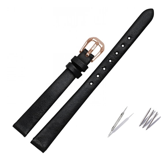 DESIGNICE Women Fashion Leather Watch Band Bracelet Small Size Mini Strap Red White Black Accessories 6Mm 8Mm 7Mm 10Mm 12Mm 14Mm