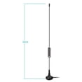 thumbnail image 4 of Eightwood Universal Car Stereo Antenna FM AM Radio Antenna Magnetic Base Car Radio Antenna for Vehicle Truck SUV Truck RV Marine Boat Car Stereo Audio Radio Head Unit CD Media Receiver Player, 4 of 9