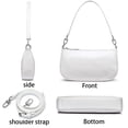thumbnail image 5 of Olecsawn Women's Faux Leather Small Shoulder Bag, White, 5 of 7