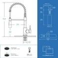 thumbnail image 2 of APPASO Touchless Kitchen Faucet with Soap Dispenser, Motion Sensor Activated Hands-Free Automatic Faucet for Sink with Pull Down Sprayer, Single Handle Smart Faucets for Kitchen Sink, Brushed Nickel, 2 of 9