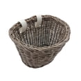 thumbnail image 3 of Almencla Panier de Vélo en Osier pour Enfants Panier Réglable Tressé à la Main Imperméable Gris Foncé, 3 of 8