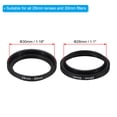 thumbnail image 2 of Uxcell 28mm-30mm Step Up Ring with Cleaning Cloth, 2 Pack Camera Lens Filter Adapter Ring, Black, 2 of 6