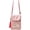 pink, variant on Vjnyvs Women Shoulder Bag Floral Embroidery Crossbody Bag, Small Shoulder Handbag Purse Casual Satchel Bag Wallet