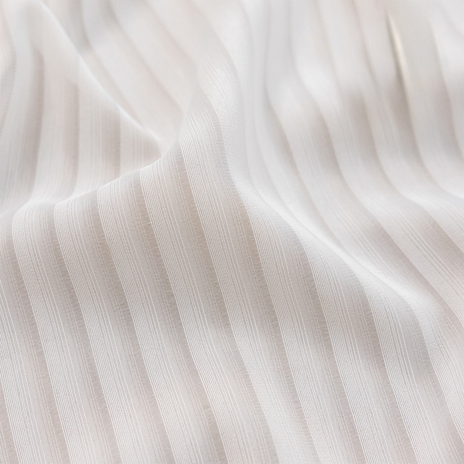 JVBTVB No Drill Adhesive Polyester Blinds - Sheer Window Curtains for Bedroom & Balcony, Semi-Transparent Light Filtering, Pleated Texture (39x47/39x59/39x71 inch, White)