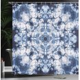 thumbnail image 4 of Ambesonne Indigo Paisley Shower Curtain, Old Fashion Art, 69"Wx84"L, Indigo and Grey, 4 of 5