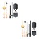 thumbnail image 3 of Bearachild Pendulum Clock Movement Kits Replacement Kits Pendulum Shaft Hands & w/ Long Tipo 1 2piezas, 3 of 6