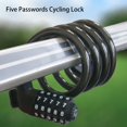thumbnail image 2 of Bicycle Lock Unbreakable Highly Strength Thickened Waterproof Widely Compatibility Anti-theft ABS Five Passwords Bike Lock Bike A, 2 of 10