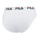 thumbnail image 2 of FILA Calzoncillos para hombre - Calzoncillos, Cintura elástica tejida con logo, Urbano, Algodón Stretch, liso, S-2XL Blanco XL (X-Large), 2 of 2