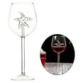 thumbnail image 3 of Copa de vino tinto novedosa, vaso de vidrio de borosilicato alto, colección de artículos para beber, 300 ml estrella de mar, 3 of 6