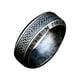 thumbnail image 5 of Anillo vintage Qarigey de acero Unisex Plata antigua 8, 5 of 6