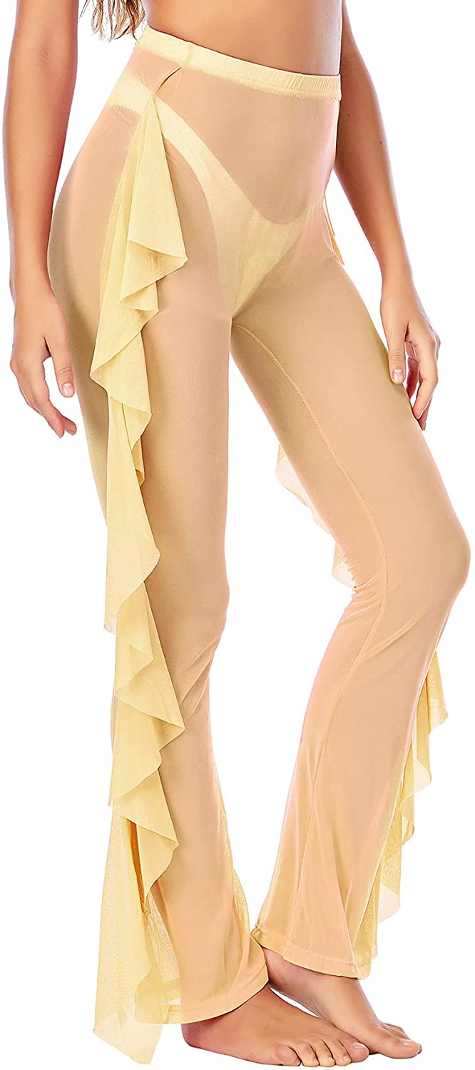 Swimsuit Pants Ruffle Swimwear Cover 