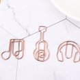 thumbnail image 2 of MasteelfCA 12pcs Creative Musical Notes Instrument Style Paper Clips Bookmarks Mixed Style, 2 of 8