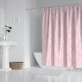 thumbnail image 2 of Waterproof Pink Damask Shower Curtain 72x72 Inch Boho Style Polyester Unique Shower Curtain for Bathroom Hotel Home Decor with 12 Plastic Hooks, 2 of 5