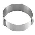 thumbnail image 2 of Hariumiu Cake Mold 6-12 Inch Adjustable Cake Ring Stainless Steel Baking Ring Cake Mould Reusable Food Grade Round Baking Pan, 2 of 10