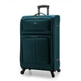 thumbnail image 2 of U.S. Traveler Anzio Softside Expandable Spinner Luggage, Teal, 30" Checked Large, 2 of 7