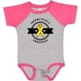 thumbnail image 3 of Inktastic Endometriosis Awareness Yellow Ribbon and Banner Boys or Girls Baby Bodysuit, 3 of 5
