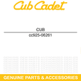 thumbnail image 5 of CUB CADET 925-06261 Harness XT1 XT2 LX42 LT46 LT42 C 725-06261, 5 of 8
