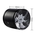 thumbnail image 2 of Household Large Suction Fume Exhaust Fan Powerful Silent Exhaust Fan With Mesh Kitchen Bathroom Multi-functional Exhaust Fan ,High Performance, 2 of 6
