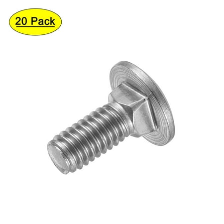 

5/16-18x3/4 Carriage Bolt 304 Stainless Steel Polishing 20 Pack