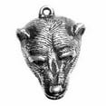 thumbnail image 1 of Sterling Silver 18" 1mm Box Chain 3D Grizzly Bear Head Open Mouth Pendant Necklace, 1 of 2