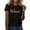 Black, variant on Women Summer Tops Women Casual Print T Shirt Short Sleeve Shirt Loose BlouseTops plus Size Dressy Tops for Cowboy Shirts Dark Blouses Long Sleeve V Neck Tunics for Plain Long Shirts Army Green XL