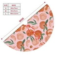 thumbnail image 3 of Yiaed Painting Peach Print Christmas Tree Skirt , Tree SkirtsTree Mat for Christmas Winter Holiday Indoor Decorations-36", 3 of 7