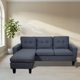 thumbnail image 2 of Sala Esquinera Reversible Valencia Gris Oscuro, 2 of 6