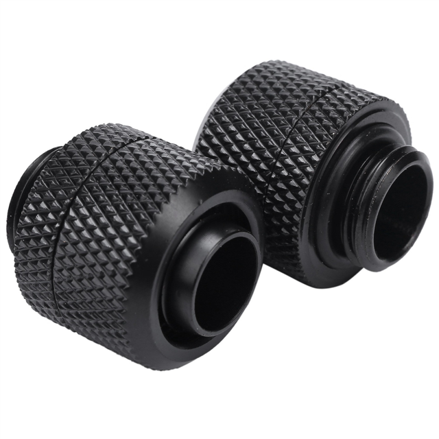 8Pcs Water Cooling Fittings G1/4 External Thread Pagoda for 9.5X12.7mm Soft Tube Computer Cooling System Connector Black