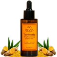 thumbnail image 1 of Prana Aceite iluminador de cúrcuma para el cuidado de la piel - Aceite corporal natural para cicatrices y estrías Hidratante antienvejecimiento para piel seca - Aceite facial y corporal - Todo tipo, 1 of 5