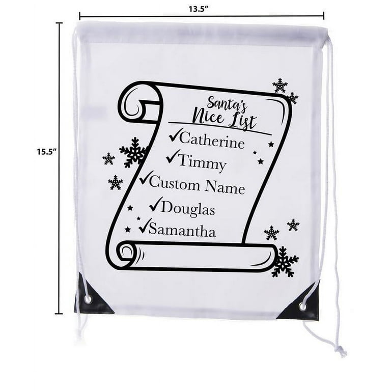 Custom Christmas Gift bags Christmas Goody Bags for Parties Secret Santa more