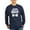 Navy, variant on CafePress - The Man Behind The Bump Long Sleeve T-Shirt - Long Sleeve Dark T-Shirt