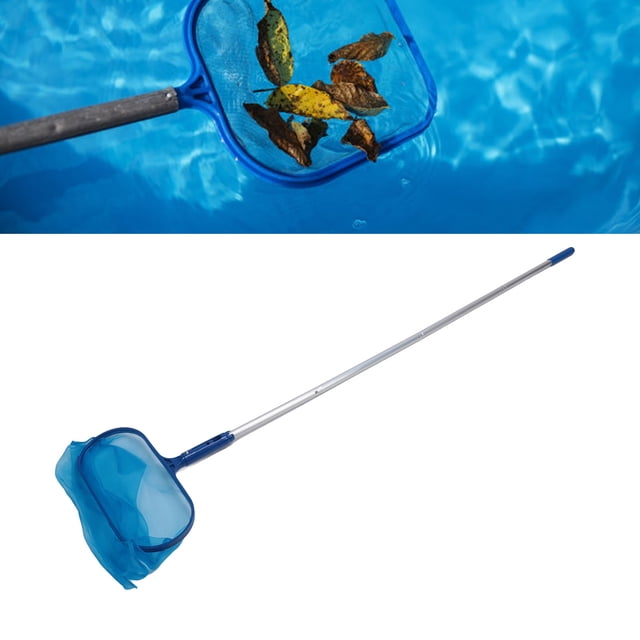 Pool Net Skimmer, Durable Pool Cleaning Tool Fine Mesh Professional Easy Operation 4 Telescopic Pole for Pool Bottom Walls