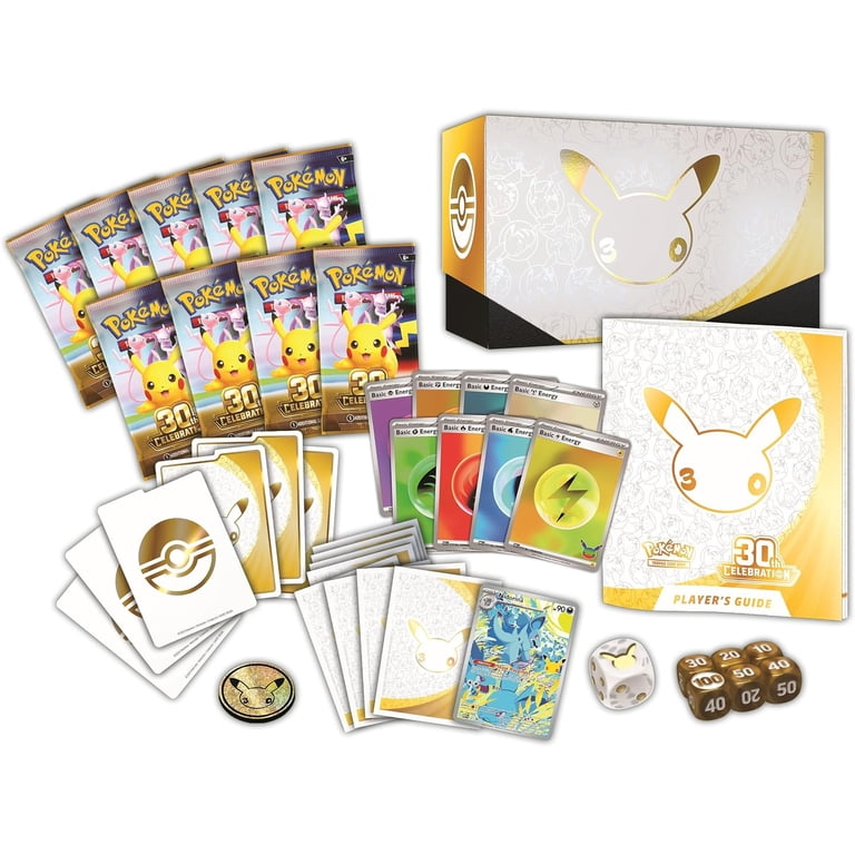 Pokémon, TCG: 30th Celebration Elite Trainer Box, 9 Booster Packs