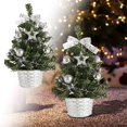 thumbnail image 3 of Afdoent Mini Christmas Tree Christmas Decorations Festive Tabletop Pendants Home Decor, 3 of 8