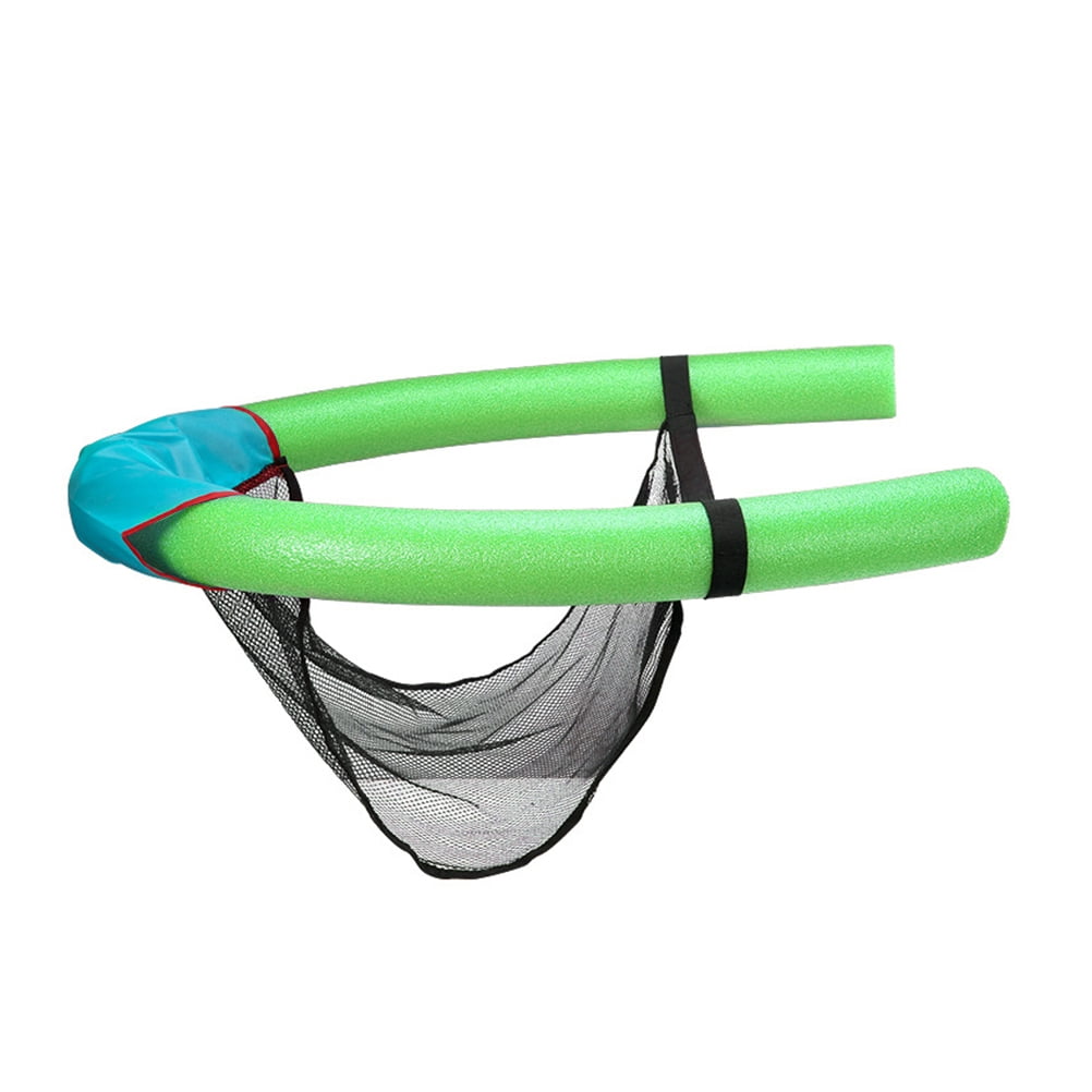 OUNONA Pool Floating Noodle Chair Mesh Swimming Sling Chair Seat Net