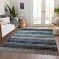 thumbnail image 5 of Dalyn Rugs Machine Washable Indoor/Outdoor Chantille Teal 9' x 12' Rug, 5 of 9