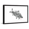 thumbnail image 2 of "Carp" Framed Painting Print, 2 of 5