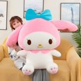 thumbnail image 3 of Kulomi-muñeco de peluche de Sanrio Melody para niñas, juguete de felpa de gran tamaño, cojín de cabecera, decoración de habitación Kawaii, juguetes de cumpleaños, 3 of 4