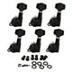 thumbnail image 1 of 6 clavijas de afinación de cuerda bloqueadas para zurdos, relación de engranajes 1:18 para piezas de guitarra eléctrica, color negro Yuyangstore Afinadores de bloqueo de guitarra automática, 1 of 8