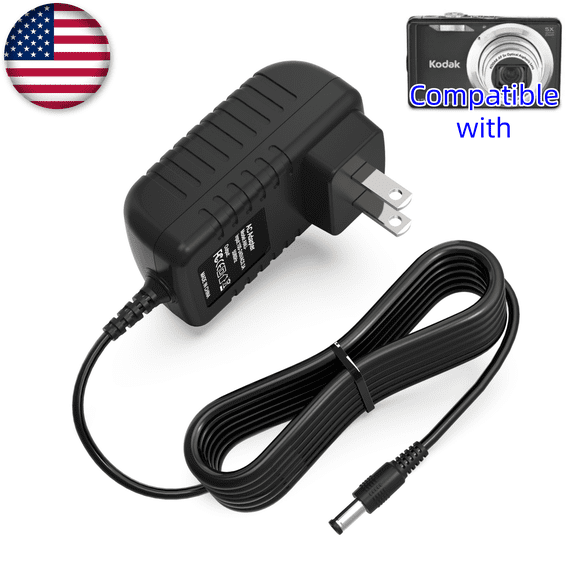 AC Adapter Charger Compatible with Kodak EASYSHARE M381 M753 M763 M853 M863 M873 M883 V1003