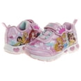thumbnail image 2 of Disney Princess Girls Light Up Sneakers, Pink, Size: 8, 2 of 6