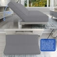 thumbnail image 5 of XYMHUN Armless Futon Cover Stretch Futon Slipcovers with Elastic Bottom Light Gray, 5 of 7