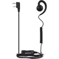thumbnail image 1 of Auricular giratorio para walkie-talkie con micrófono de 2 pines y tubo en espiral, compatible con RT22, RT21, H-777, RT68, H-777S y RT22S., 1 of 4
