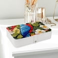 thumbnail image 6 of Parrot Earring Organizer Jewelry Box Necklace Organizer PU Leather with Removable Compartment Portable, 6 of 6