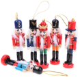 thumbnail image 5 of Marionetas miniaturas de Cascanueces de 12cm, adornos de Navidad, decoración de escritorio, dibujos animados, dibujo de nueces, soldados, muñecas de banda, cascanueces, 5 of 5