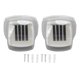 thumbnail image 1 of 2Pcs Solar LED Fence Wall Light Waterproof Warm Light Transparent Mini Solar Wall Mounted Fence Lamp for Garden Yard, 1 of 4