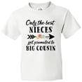 thumbnail image 3 of Inktastic Only the Best Nieces Get Promoted to Big Cousin Youth T-Shirt, 3 of 5