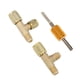 thumbnail image 1 of Accesorios de Accesorios de Tee, Adaptador de Tee de Núcle de Válvulas de 1/4 Pulgadas Duradera 1/4Sae Sellado Fuerte Seltado de Un Mejor Efecto de Fluoruro para R22 R12 R134, 1 of 7